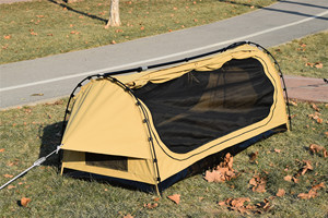 Bán Buôn Ngoài Trời Gấp Tunel Lều Không Thấm Nước Đơn Hoặc Đôi Cắm Trại Swag - Product Image 4