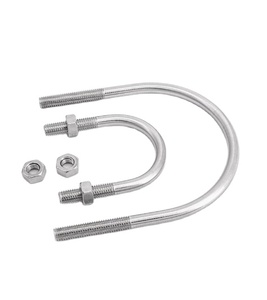 Nhà Máy Giá M6 M8 M10 M12 M24 u-bolt mẫu miễn phí 304 thép không gỉ hình chữ U Vít Ống kẹp ống chủ sở hữu fixers Bộ - Product Image 2