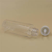Flacon pulvérisateur de parfum en plastique 15ml 20ml 30ml 60ml 100ml avec pompe, sérigraphie, corps transparent pour brume corporelle