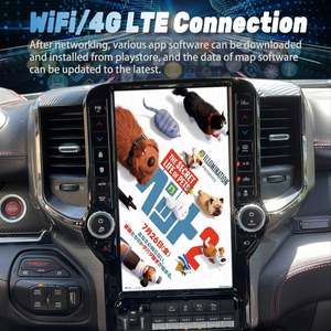 Radio con Pantalla Android 2 DIN de 13.6 Pulgadas para Dodge Ram 2019-2021, GPS, Carplay, Reproductor Multimedia, Video, Estéreo, Navegador - Product Image 6