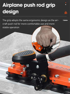 Coupe-carreaux en céramique grand format, pierre frittée, Dekton, Neolith, grès cérame, coupe-carreaux manuel de 2 m à 4 m avec rails de guidage - Product Image 4