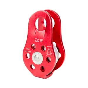 20kN шаровой подшипник из алюминиевого сплава легкий фиксированный боковой пластинчатый шкив для скалолазания - Product Image 2