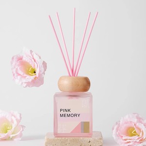 Expect Meet Pink Memory <b>Reed</b> <b>Diffuser</b> Set Glass <b>Bottle</b> 90 120 Days Alcohol Free Deodorize Gift - Product Image 4