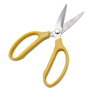Stainless Steel <b>Kitchen</b> <b>Scissors</b> Yellow Straight Head For Home Use Meat Chicken Bone Cutting - Product Image 1