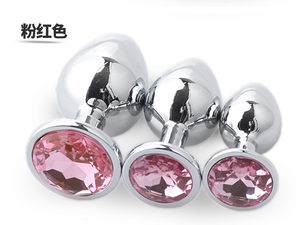 Metall Herzförmiger <span class=keywords><strong>Anal</strong></span> Plug <span class=keywords><strong>Aluminium</strong></span> legierung Sexspielzeug Anus Plug <span class=keywords><strong>Anal</strong></span> Butt Plug Dreiteilig - Product Image 4