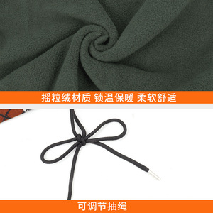 Winter Cycling Neck Warmer Faux Cashmere Double Layer Windproof Hood For Men Outdoor Use - Product Image 4