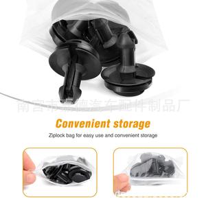 Gooacc – clips déflecteurs d'air pour camion, en plastique noir, paquet de 15, pour pare-vent, installation facile - Product Image 4