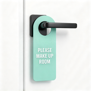 Porte-clés en plastique personnalisés en gros pour hôtels – Cartes de chambre pour services d'entretien ménager et publicité - Product Image 1