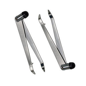Martillo de percusión de acero inoxidable Guanlan de 14.5 cm, herramienta neurológica graduada para reflexos con punta de goma - Product Image 3