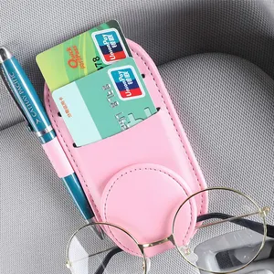 Entrega rápida Car Visor Sunglasses Holder Clip com Card Slot