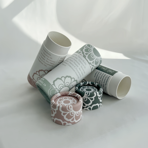 Embalaje de cartón biodegradable caja redonda reciclable Push up diseño personalizado bálsamo labial contenedor embalaje tubo de papel - Product Image 5