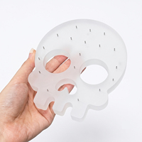 Présentoir de bijoux JIAXIN en acrylique dépoli à filetage interne pour piercing corporel, boucles d'oreilles et clous de nombril – Vente en gros