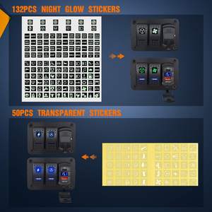 2 Bende 12 Volt Tuimelschakelaar Schakelkast Aan Uit Pd Type C Auto Usb Socket Voltmeter Boot Rv Vrachtwagen Waterdichte Tuimelschakelaar Paneel - Product Image 6
