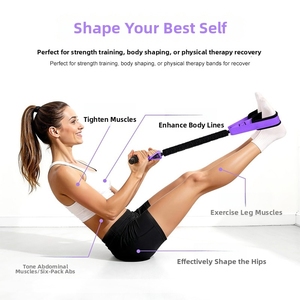 YETFUL Entrenador Abdominal, Equipo de Entrenamiento para Abdominales, Expansor de Musculación, Entrenador de Cuerpo Completo, Cuerda Elástica para <span class=keywords><strong>Ejercicios</strong></span> en <span class=keywords><strong>Casa</strong></span>, Ejercitador de <span class=keywords><strong>Piernas</strong></span> - Product Image 2