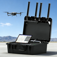 Detector de Drones de Largo Alcance (10 km) con Detección Inductiva por RF, Detector de Contramedidas para Drones PL1-B Pro, Localizador de Drones Tipo Caja, Búsqueda de Señales, Seguridad