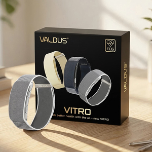 Bracelet Connecté Sportif 2026 VITRO à Longue Autonomie avec ECG, Suivi <span class=keywords><strong>de</strong></span> Fréquence Cardiaque et Sommeil, Sans Écran – Vente Directe Usine - Product Image 1