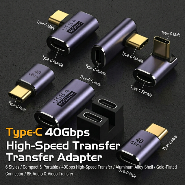 Xput 40Gbps USB4.0 USB-C OTG Fast Charging DC Power Adapter for Laptop Brand New Supports 8K 60Hz Video