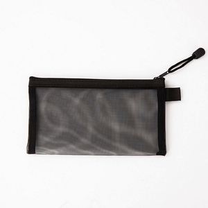 Durable Clear Mesh Pencil Case Zipper Large Capacity Transparent Pen Pouch for Students School Supplies Promotional - Product Image 2