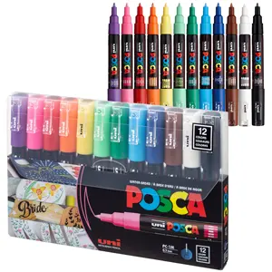 DIY Acrylic Art Colored Markers Pen Set Graffiti Culture Student Stationery  Hand-painted School Supplies For Drawing Manga Posca