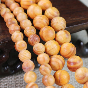 Pulsera de Oración Budista de 108 Cuentas, Cuentas Redondas de Madera de 6mm, Ceremonia Religiosa, Joyería Unisex, Estilo Étnico, Origen Hangzhou - Product Image 3