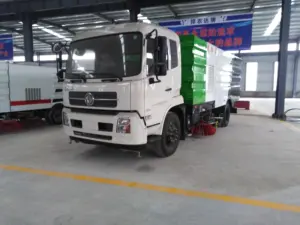 최고의 트럭 청소 제품 대형 Dongfeng 천진 도로 스위퍼 도로 스위퍼