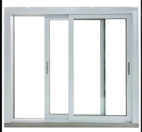 Horizontales UPVC PVC Kunststoff Stahl Flügel Schiebefenster Aus gezeichnete Qualität UPVC Schiebefenster