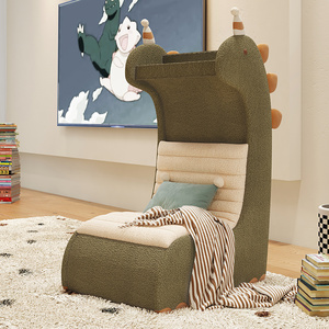 Chaises de canapé dinosaure vert pour enfants Vivid Anime Doll - Product Image 4
