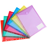 Portadocumentos Vertical para Carpetas A4/A5/A6, Tarjetas de Visita, Material PP, 11/6 Orificios, Impermeable, Almacenamiento de Archivos