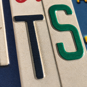 Vintage American Ransom Note <strong>Street</strong> Sign Art <strong>Tin</strong> Sign Raised Embossed Print Multi Color Aged Wall Man Cave Pub Decor - Product Image 2