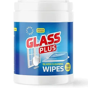 Wholesale Customized Good Quality Multi Surface Non-woven Glass Cleaning Wet Wipes