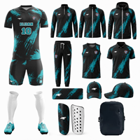 Conjunto de Uniforme de Fútbol Personalizado para Adultos, Camiseta y Pantalones Cortos de Malla de Poliéster, Venta al Por Mayor, Fabricante, Pedido Directo de Fábrica