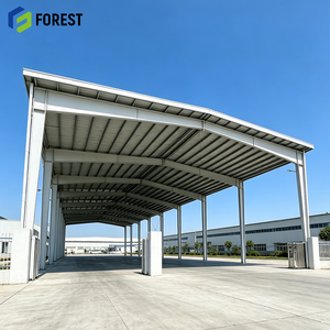 Estructura de Acero de Grado Industrial Resistente, Estructura de Marco Abierto, Almacén Comercial de Montaje Rápido, Depósito de Materiales - Product Image 1