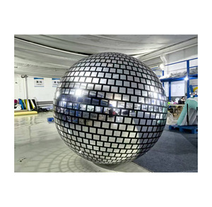 BOYI Bola de espejo inflable <span class=keywords><strong>Globo</strong></span> cromado Esfera inflable <span class=keywords><strong>Globo</strong></span> brillante grande - Product Image 1