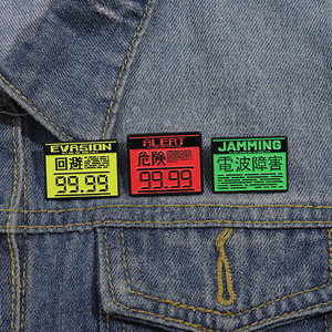 Meilleure vente Épingles en émail dur avec design de logo personnalisé Insigne de revers de chapeau en tissu Découpe d'écran en soie Impression numérique Cadeaux en acier - Product Image 1