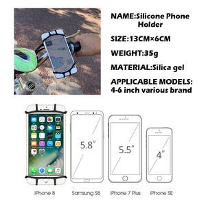 Soporte de teléfono móvil de bicicleta barato al por mayor personalizado 360 grados giratorio accesorio de bicicleta soporte de teléfono de motocicleta con logotipo - Product Image 4