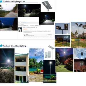 Économie d'énergie lumineuse superbe de 20W IP65 travail de 12 heures tout dans un réverbère actionné solaire de LED - Product Image 3