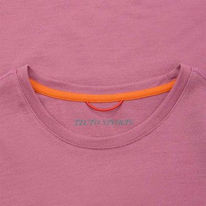 Women's Fitted Short Sleeve Crew Neck T-<b>Shirt</b> Solid Color Moisture Wicking <b>Polyester</b> Top All Seasons - Product Image 6