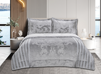 Couette en flanelle gaufrée éclairée et non éclairée 4 ensembles