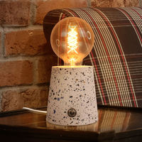 Ampoule de Table décorative électrique Vintage avec fil, Base en céramique, lampe de nuit, Mini lampe de lecture, lampe de bureau