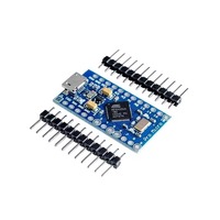 Placa de Desarrollo de Microcontrolador Pro Micro Atmega32U4 con Actualización USB Automática, 5V/16M