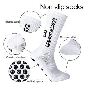 <span class=keywords><strong>Chaussettes</strong></span> de sport antidérapantes en vente chaude, logo personnalisé, <span class=keywords><strong>chaussettes</strong></span> à grip, <span class=keywords><strong>chaussettes</strong></span> mi-hautes pour hommes, <span class=keywords><strong>chaussettes</strong></span> de football - Product Image 3