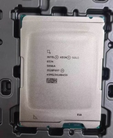 Processeur serveur Intel Xeon Gold 6534 CPU 3,90 GHz 8C/16T 195W TDP Socket LGA4677 pour applications d'IA et de base de données