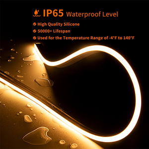 Feican Ngoài Trời Neon Dải Ánh Sáng Dual-Màu <span class=keywords><strong>LED</strong></span> 3000K-6000K USB Kết Nối 24V Nhựa Cơ Thể Điều Khiển Bằng Giọng Nói Chế Độ Cho Trang Trí - Product Image 1