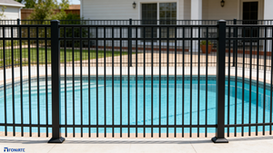 Postes Metálicos de Aluminio Baratos para Cercas de Piscina, Jardín, Escuela, Hotel, Decoración, Tubo Cuadrado Vertical para Exteriores - Product Image 4