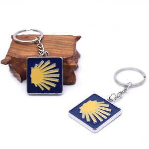 Llavero de Concha de Santiago, Aleación de Zinc, Metal, Portátil, Regalo de Viaje, Joyería, Colgante, Anillo - Product Image 4