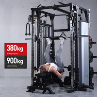 Rack d'alimentation multifonctionnel pour machine Smith à usage intensif pour salle de sport commerciale