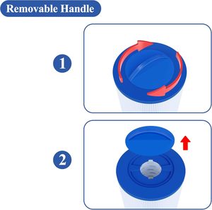 CryspoolFilter compatible con 6CH-961, J400, 6541-383, cartucho <span class=keywords><strong>de</strong></span> filtro <span class=keywords><strong>de</strong></span> spa, 2 paquetes <span class=keywords><strong>de</strong></span> soporte OEM - Product Image 5