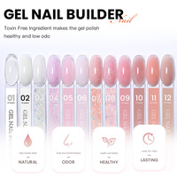 Gel de Construction pour Ongles Super Scintillant Effet Diamant, Gel UV/LED en Pot pour Extension d'Ongles, Idéal pour Salon de Manucure et Nail Art