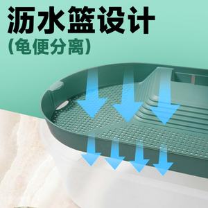 Turtle tank for Breeding Ecological Box for Turtle Breeding Sun Drying <b>Platform</b> Climbing <b>Platform</b> Small Turtle tank - Product Image 3
