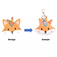 Porte-clés Mini Peluche Personnalisé, Peluches Personnalisées, Jouets en Peluche Anime, Porte-clés Ours en Peluche pour Pendentif Mascotte Doux, Porte-clés en Peluche Personnalisé